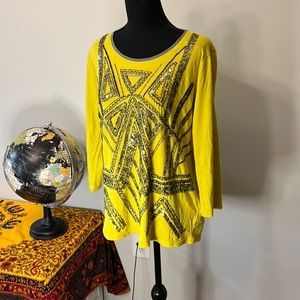 Embellished top by Coldwater Creek!